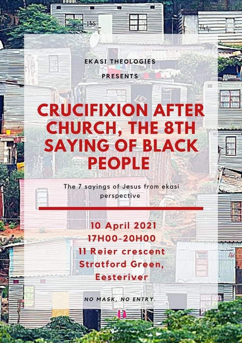 Poster for the Crucifixion After Church gathering.
