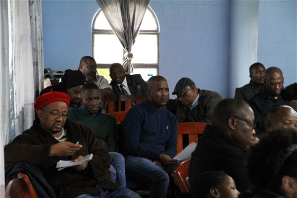 eKasi Theologies gathering in community.
